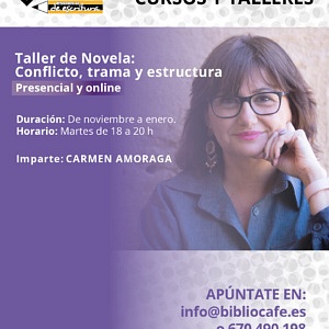 Imparte: Carmen Amoraga. De noviembre a enero, los martes de 18 a 20.